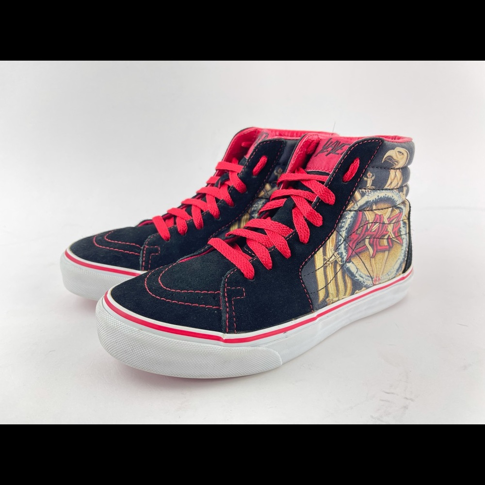Slayer Vans X Sk8 Hi Skate Shoe MENS SIZE 5 Mens - Picture 3 of 16
